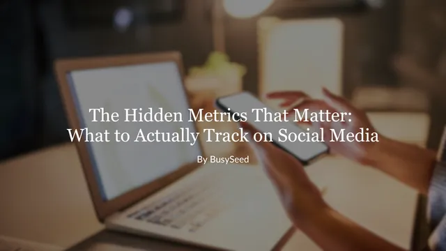 How to Track What Matters